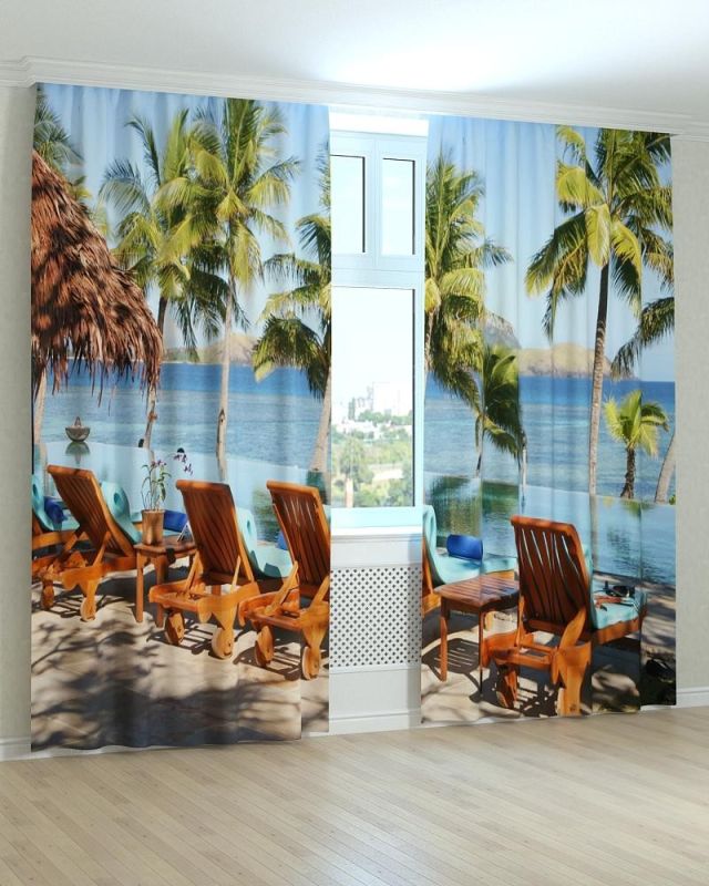 Фотоштори DECOLIV Пейзаж Принт 00-122 Блекаут