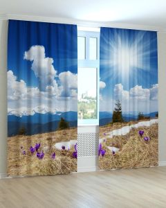 Фотоштори DECOLIV Пейзаж Принт 00-141 Тюль