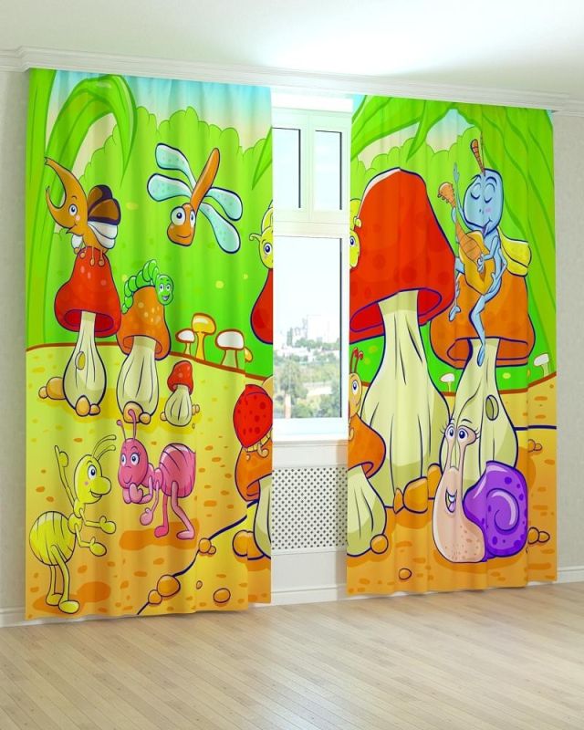 Фотоштори DECOLIV Дитячі Принт 01-009 Блекаут