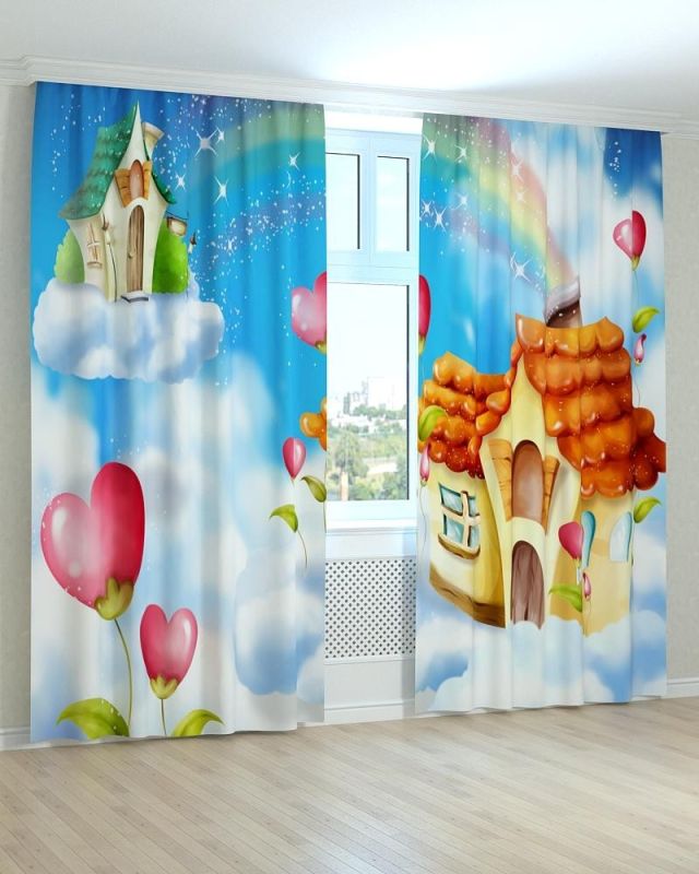 Фотоштори DECOLIV Дитячі Принт 01-020 Тюль