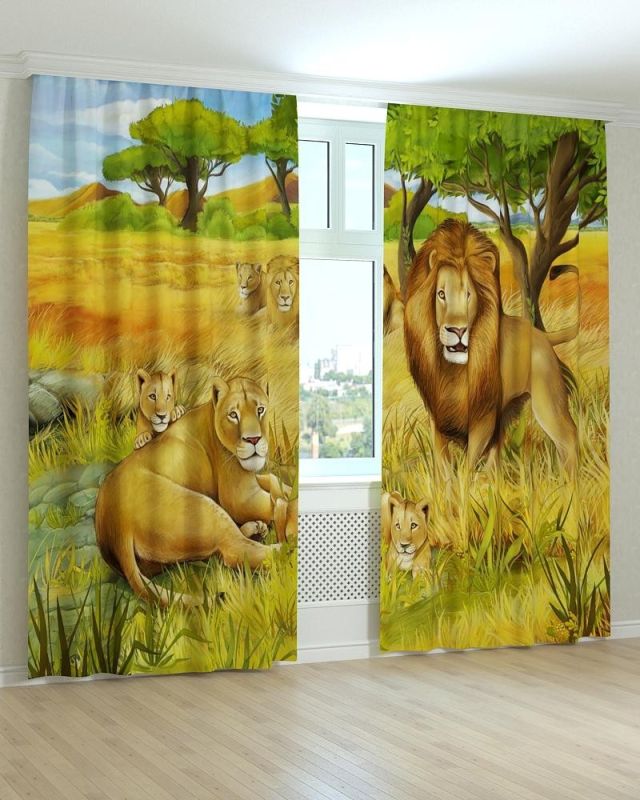 Фотоштори DECOLIV Дитячі Принт 01-026 Тюль