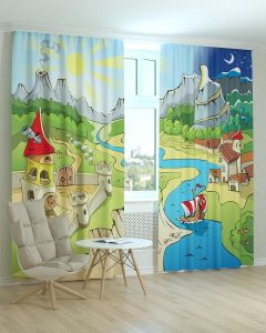 Фотоштори DECOLIV Дитячі Принт 01-057