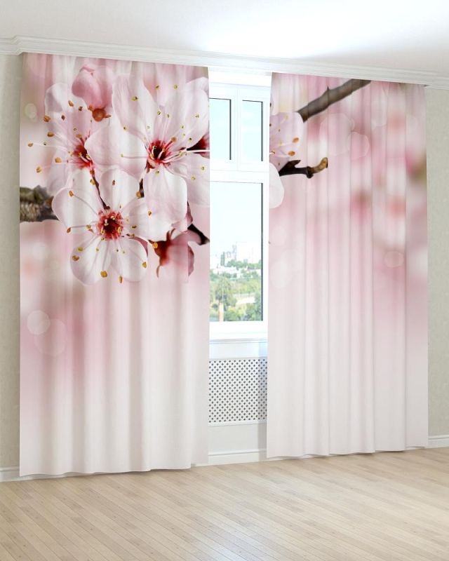 Фотоштори DECOLIV Квіти Принт 02-011