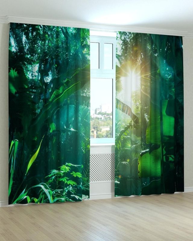 Фотоштори DECOLIV Квіти Принт 02-015