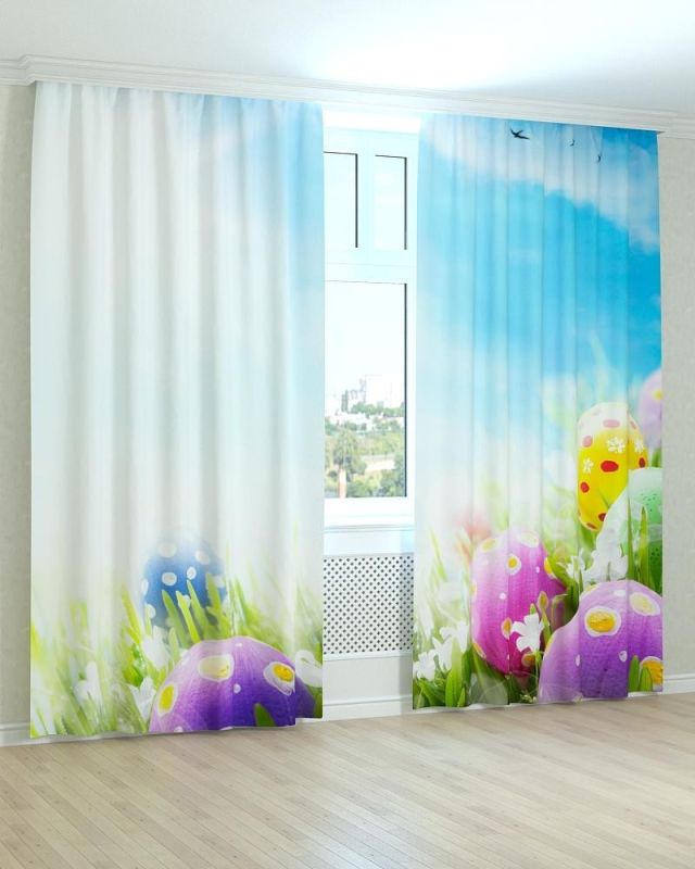 Фотоштори DECOLIV Квіти Принт 02-019