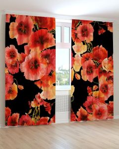 Фотоштори DECOLIV Квіти Принт 02-024