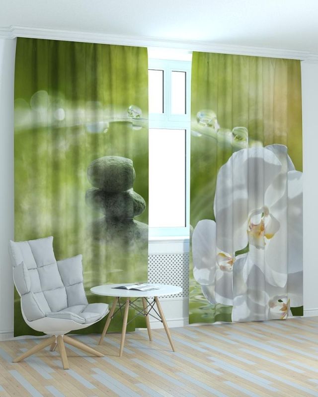 Фотоштори DECOLIV Квіти Принт 02-030