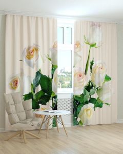 Фотоштори DECOLIV Квіти Принт 02-040