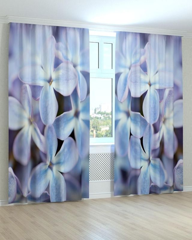 Фотоштори DECOLIV Квіти Принт 02-050 Блекаут