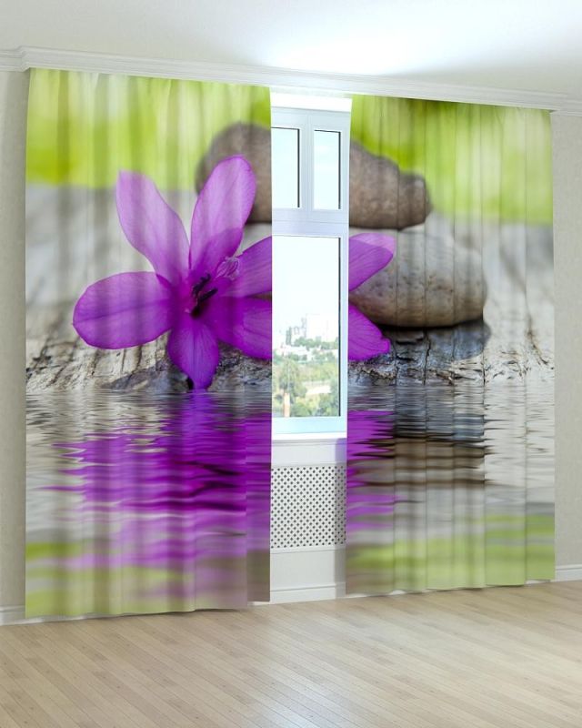 Фотоштори DECOLIV Квіти Принт 02-059