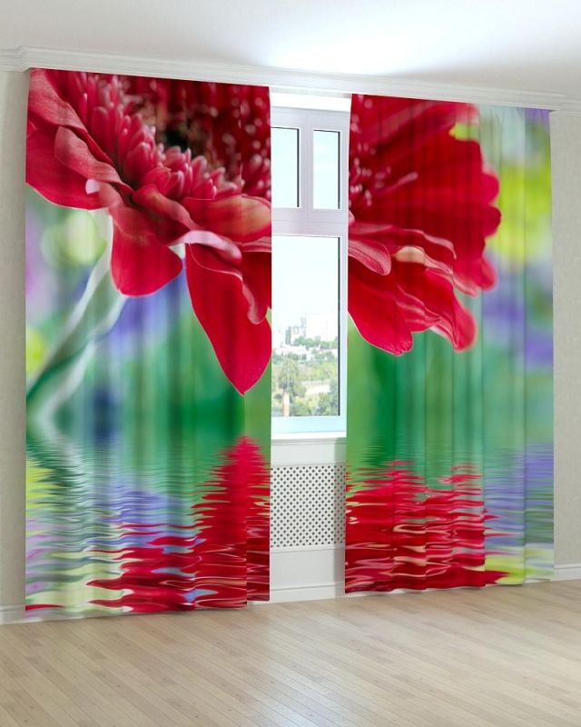 Фотоштори DECOLIV Квіти Принт 02-062