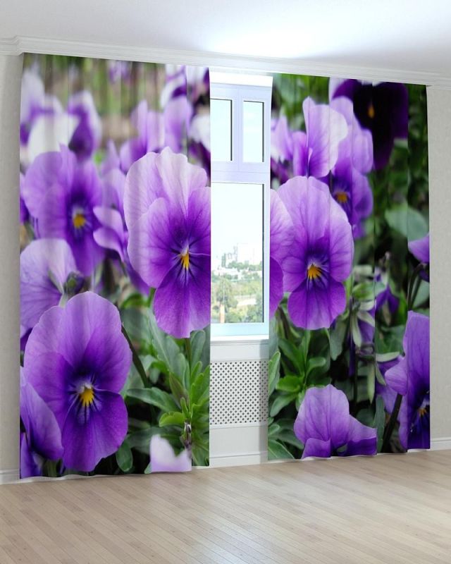 Фотоштори DECOLIV Квіти Принт 02-065