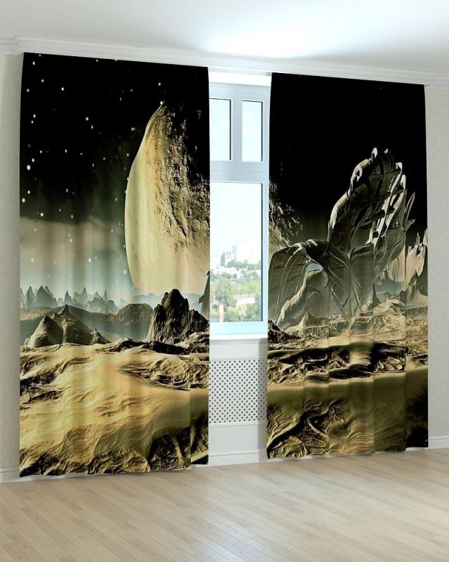 Фотоштори DECOLIV Космос Принт 03-004 Блекаут