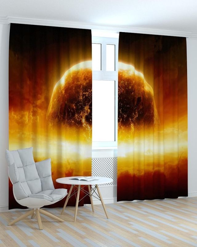 Фотоштори DECOLIV Космос Принт 03-007 Блекаут