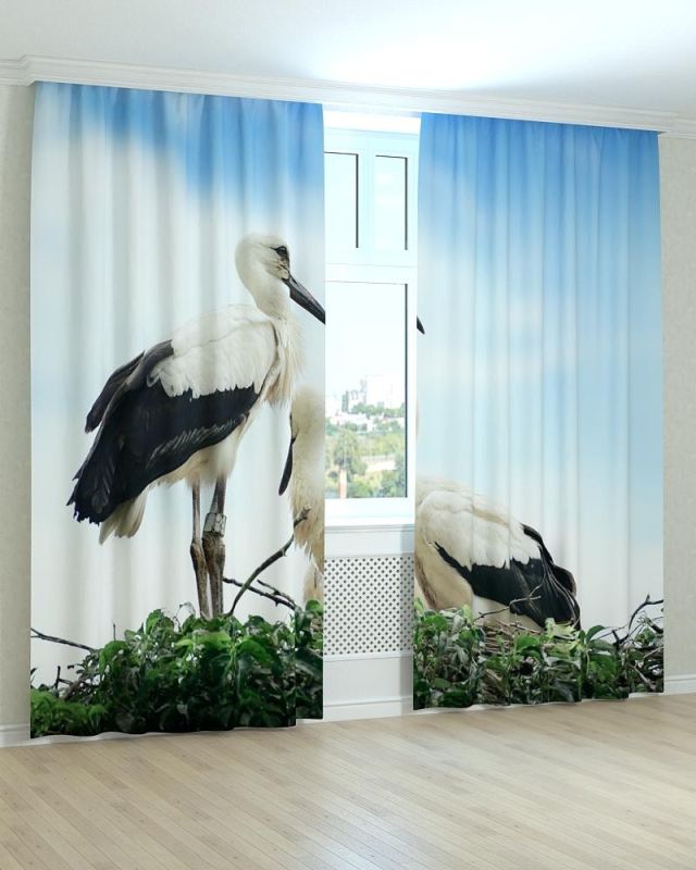 Фотоштори DECOLIV Тварини Принт 04-001 Тюль