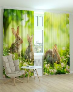 Фотоштори DECOLIV Тварини Принт 04-016 Тюль