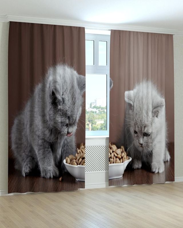 Фотоштори DECOLIV Тварини Принт 04-020 Тюль