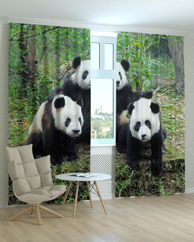 Фотоштори DECOLIV Тварини Принт 04-038 Тюль