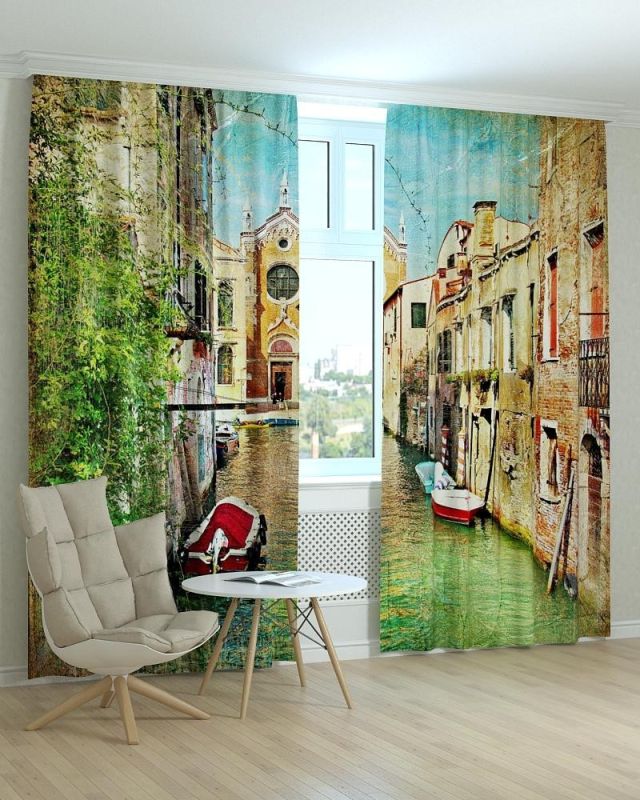 Фотоштори DECOLIV Місто Принт 06-002 Блекаут