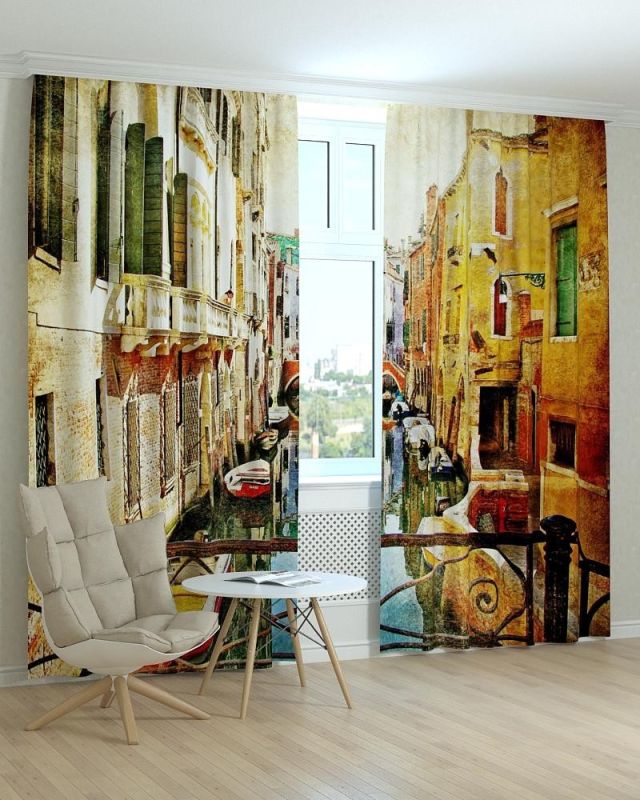 Фотоштори DECOLIV Місто Принт 06-003 Блекаут