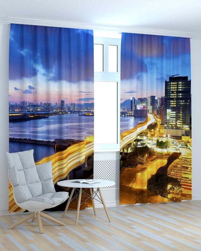 Фотоштори DECOLIV Місто Принт 06-013 Блекаут