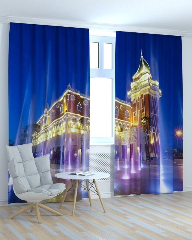 Фотоштори DECOLIV Місто Принт 06-018 Блекаут