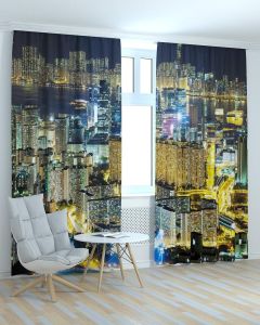 Фотоштори DECOLIV Місто Принт 06-030 Тюль