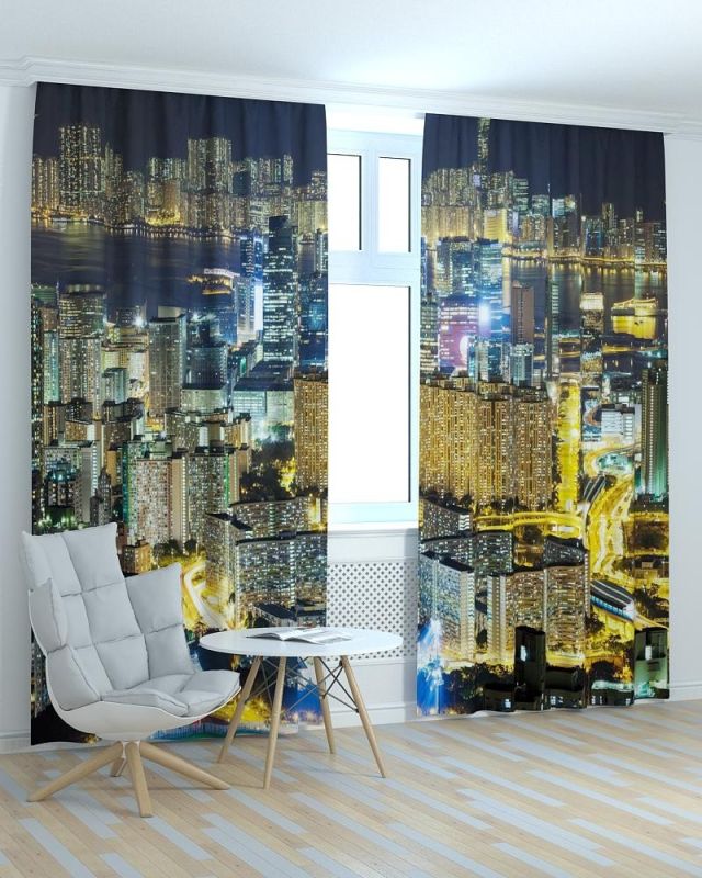 Фотоштори DECOLIV Місто Принт 06-030 Блекаут