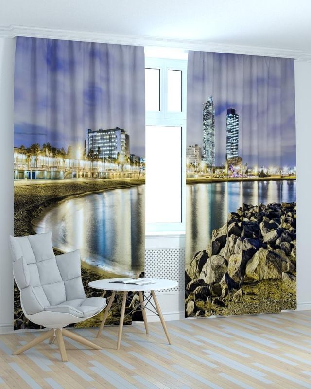 Фотоштори DECOLIV Місто Принт 06-046 Блекаут