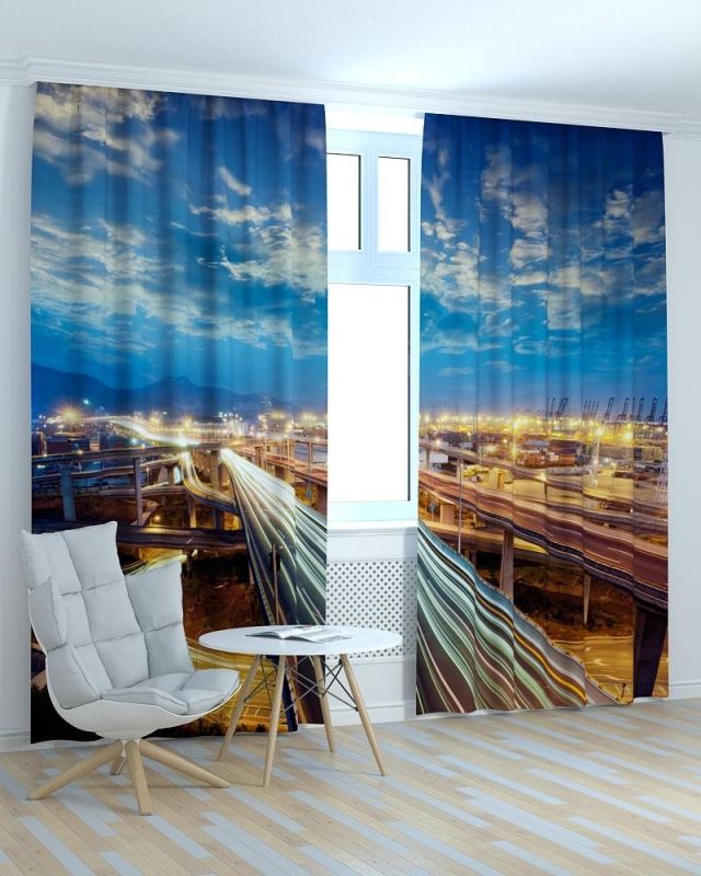 Фотоштори DECOLIV Місто Принт 06-062 Блекаут