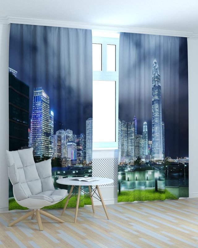 Фотоштори DECOLIV Місто Принт 06-075 Блекаут