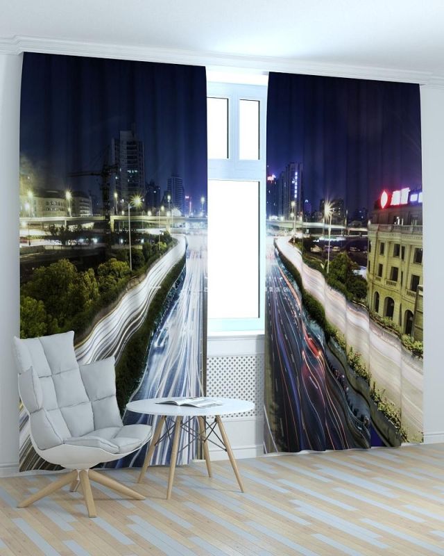 Фотоштори DECOLIV Місто Принт 06-085 Блекаут