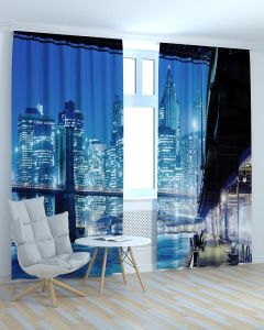 Фотоштори DECOLIV Місто Принт 06-087 Тюль