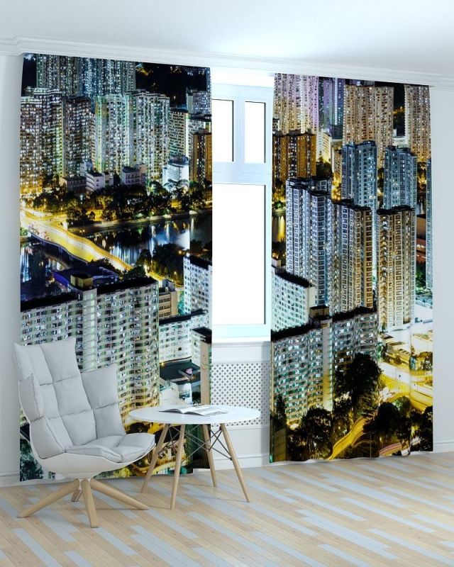 Фотоштори DECOLIV Місто Принт 06-090 Блекаут