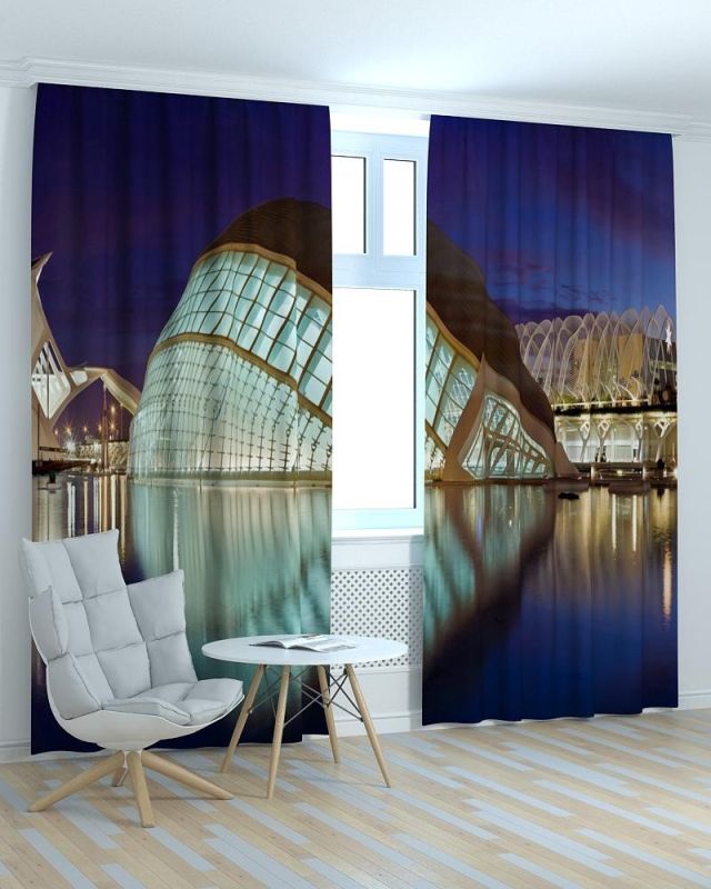 Фотоштори DECOLIV Місто Принт 06-092 Тюль