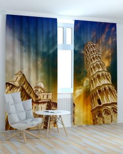 Фотоштори DECOLIV Місто Принт 06-110 Тюль