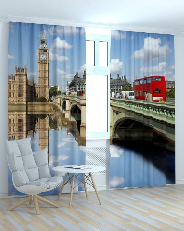 Фотоштори DECOLIV Місто Принт 06-130 Блекаут