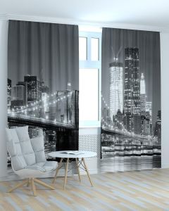 Фотоштори DECOLIV Місто Принт 06-137 Тюль