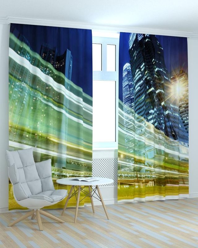 Фотоштори DECOLIV Місто Принт 06-140 Блекаут