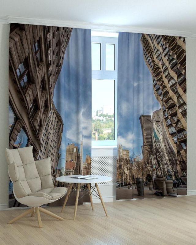 Фотоштори DECOLIV Місто Принт 06-155 Блекаут