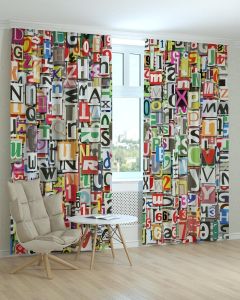 Фотоштори DECOLIV Абстракція Принт 07-007 Блекаут