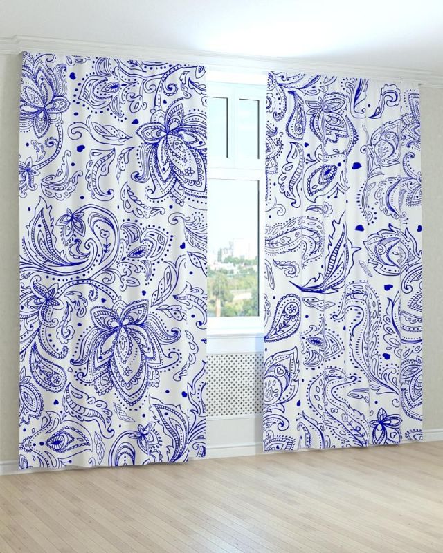 Фотоштори DECOLIV Абстракція Принт 07-008 Тюль