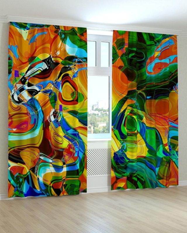 Фотоштори DECOLIV Абстракція Принт 07-012 Блекаут