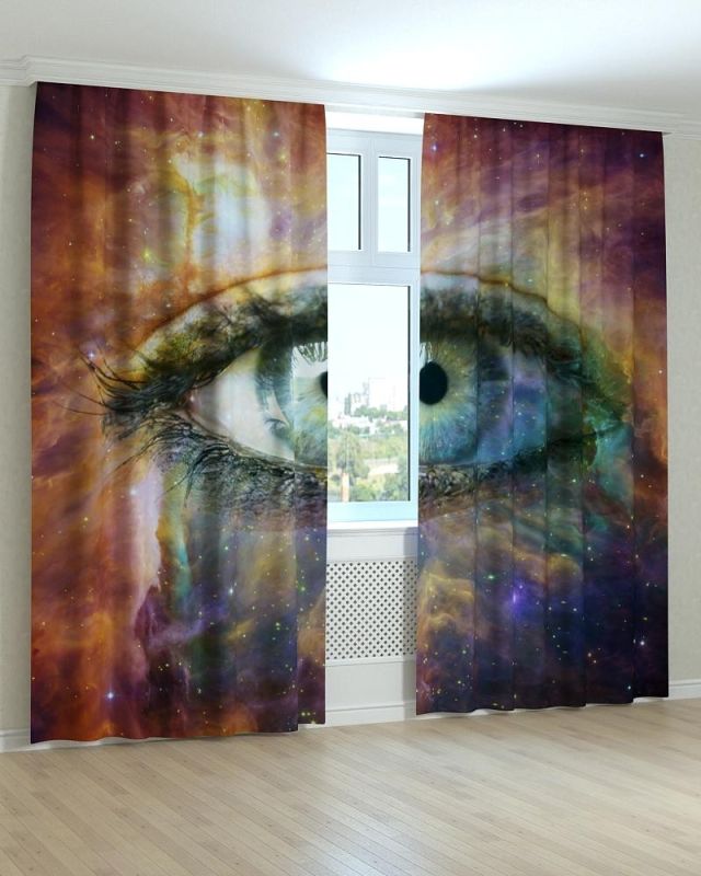 Фотоштори DECOLIV Абстракція Принт 07-013 Тюль