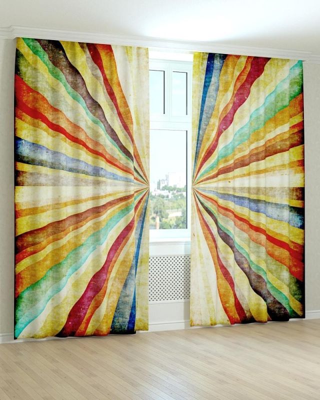 Фотоштори DECOLIV Абстракція Принт 07-034 Тюль