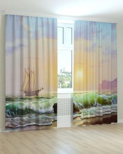 Фотоштори DECOLIV Абстракція Принт 07-065 Тюль