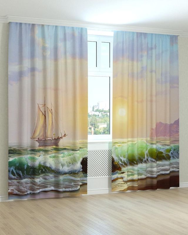 Фотоштори DECOLIV Абстракція Принт 07-065 Тюль