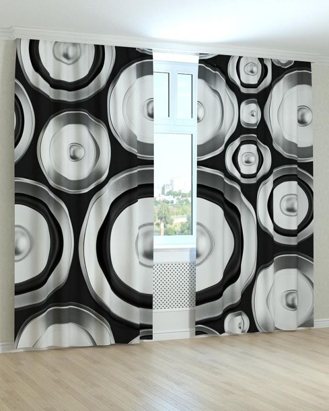 Фотоштори DECOLIV Абстракція Принт 07-073 Тюль