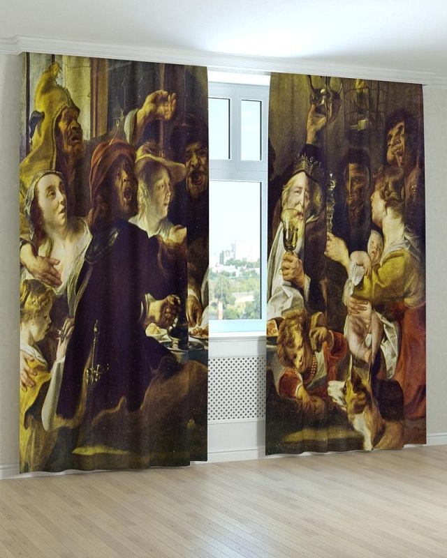 Фотоштори DECOLIV Абстракція Принт 07-087 Тюль