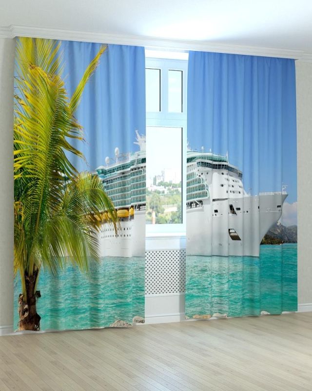 Фотоштори DECOLIV Абстракція Принт 07-094 Тюль